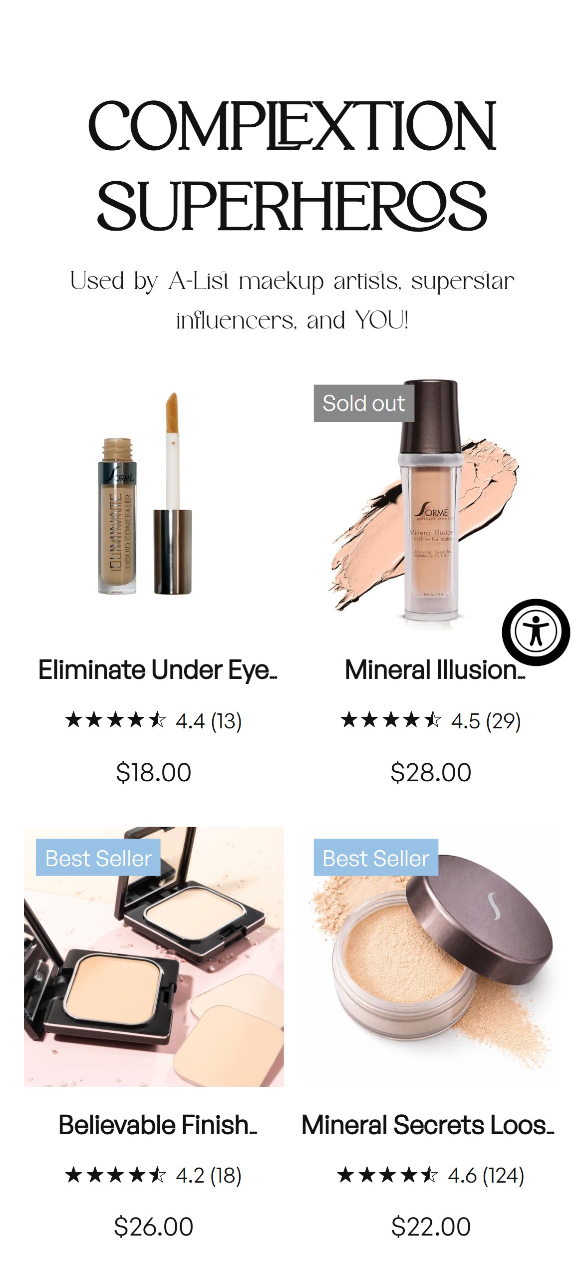 Sorme Cosmetics — Mobile