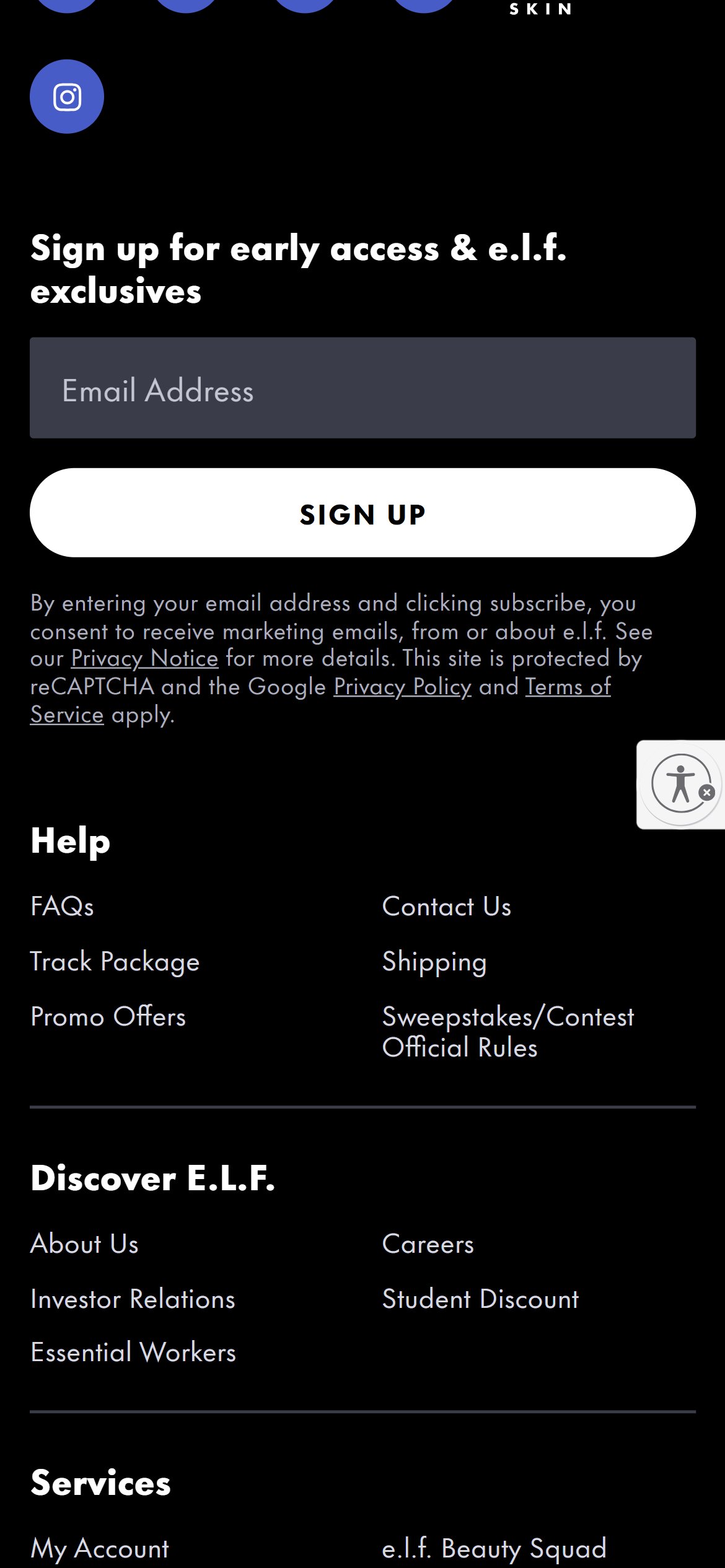 e.l.f. Cosmetics — Mobile